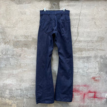 Load image into Gallery viewer, 80s USN Denim Dungaree Flare Seafarer Pants (NOS)