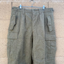 Load image into Gallery viewer, 60's German Military Wool Cargo Field Pants