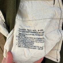 Load image into Gallery viewer, 50's US Military Wool Field M-51 Trousers