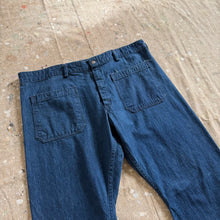 Load image into Gallery viewer, 70's USN Seafarers Selvedge Dungaree Denim Pants