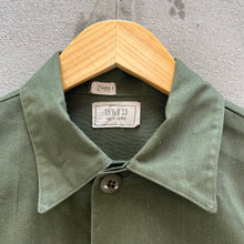 Load image into Gallery viewer, 80s USN Seabees Fatigue Button Down Shirt