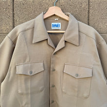 Load image into Gallery viewer, 80's US Military Khaki Short Sleeve Button Down Shirt