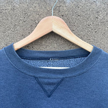 Load image into Gallery viewer, 90’s Russell Athletic Faded Navy Crewneck Sweatshirt