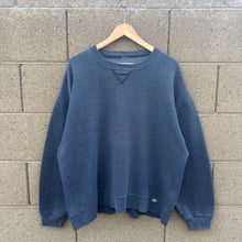 Load image into Gallery viewer, 90’s Russell Athletic Faded Navy Crewneck Sweatshirt