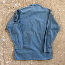 Load image into Gallery viewer, 60’s USN Chambray Long Sleeve Button Down Shirt