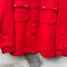 Load image into Gallery viewer, 50's Boy Scout Ranch Bull Red Wool Button Down