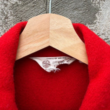 Load image into Gallery viewer, 50's Boy Scout Ranch Bull Red Wool Button Down