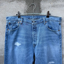 Load image into Gallery viewer, Vintage Levi's 501 Repaired Denim Jeans