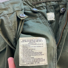 Load image into Gallery viewer, 78’ Military Issue Utility OG-107 Cargo Pants (NOS)