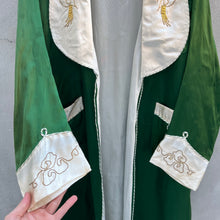 Load image into Gallery viewer, 50's Vintage Satin Souvenir Dragon Embroidered Robe