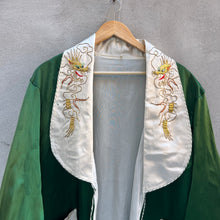Load image into Gallery viewer, 50's Vintage Satin Souvenir Dragon Embroidered Robe
