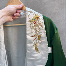 Load image into Gallery viewer, 50's Vintage Satin Souvenir Dragon Embroidered Robe