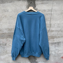 Load image into Gallery viewer, 90's Vintage Faded Blue Jerzees Crewneck Sweatshirt