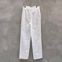 Load image into Gallery viewer, 80's USN Military Dress White Pants