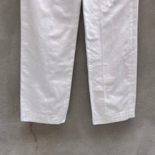 Load image into Gallery viewer, 80's USN Military Dress White Pants