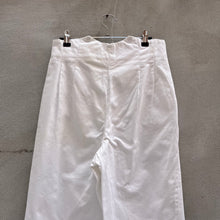 Load image into Gallery viewer, 80's USN Military Dress White Pants