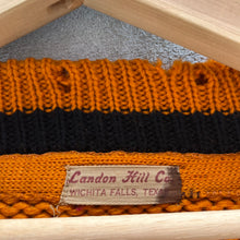 Load image into Gallery viewer, 1930s "Q" London Hill Co. Orange Knit Sweater