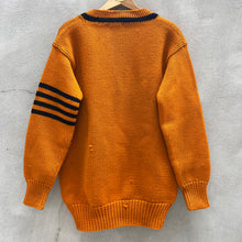 Load image into Gallery viewer, 1930s "Q" London Hill Co. Orange Knit Sweater