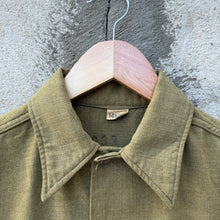 Load image into Gallery viewer, 40's US Military Tan Khaki Patched Button Down Shirt