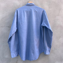 Load image into Gallery viewer, 80's Vintage Military Utility Chambray Button Down Shirt