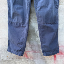 Load image into Gallery viewer, Vintage Military Style Navy Rip Stop Cargo Pants