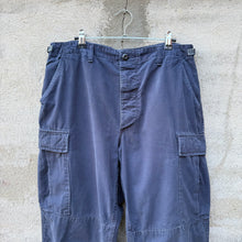 Load image into Gallery viewer, Vintage Military Style Navy Rip Stop Cargo Pants