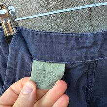 Load image into Gallery viewer, Vintage Military Style Navy Rip Stop Cargo Pants