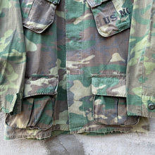 Load image into Gallery viewer, 69' USMC ERDL Camouflage Rip Stop Slant Pocket Jungle Jacket