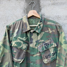 Load image into Gallery viewer, 69' USMC ERDL Camouflage Rip Stop Slant Pocket Jungle Jacket