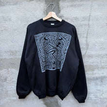 Load image into Gallery viewer, 90's Keith Haring Artwork Black Sweatshirt Crewneck
