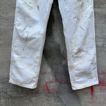 Load image into Gallery viewer, 80's Stan Ray Painter White Paint Splatter Pants