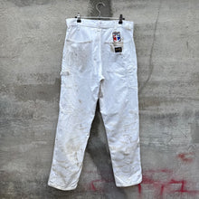 Load image into Gallery viewer, 80's Stan Ray Painter White Paint Splatter Pants