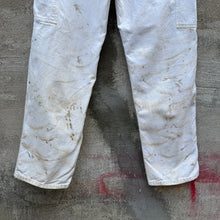 Load image into Gallery viewer, 80's Stan Ray Painter White Paint Splatter Pants