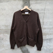 Load image into Gallery viewer, 70's McGregor Shaggy Brown Cardigan Sweater