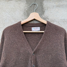 Load image into Gallery viewer, 70's McGregor Shaggy Brown Cardigan Sweater