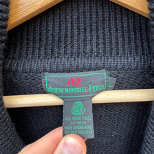 Load image into Gallery viewer, 1980's Vintage Abercrombie & Fitch Double Breasted Woven Cardigan Sweater