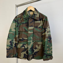 Load image into Gallery viewer, 80's Military Woodland Camouflage Combat Field Shirt