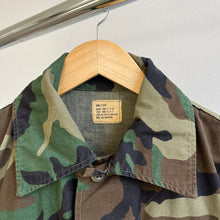 Load image into Gallery viewer, 80's Military Woodland Camouflage Combat Field Shirt