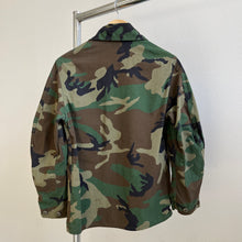 Load image into Gallery viewer, 80's Military Woodland Camouflage Combat Field Shirt