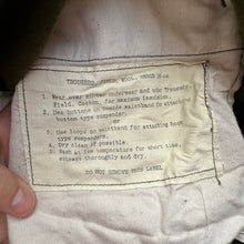 Load image into Gallery viewer, 50's US Military Wool Field Pants