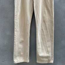 Load image into Gallery viewer, Vintage Levi's 501 Tan Denim Jeans
