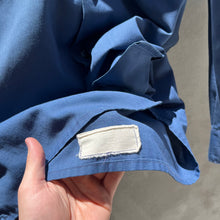Load image into Gallery viewer, 70's USN Utility Blue Button Down Long Sleeve Shirt