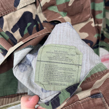 Load image into Gallery viewer, 80's US Military Woodland Ripstop Field Light Jacket