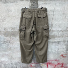 Load image into Gallery viewer, 60's German Military Wool Cargo Field Pants
