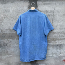 Load image into Gallery viewer, 60's USN Chambray Short Sleeve Selvedge Button Down Shirt