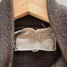 Load image into Gallery viewer, 50s US Military Wool Half Button Down Sweater