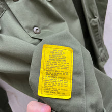 Load image into Gallery viewer, 80s USAF Military Utility Fatigue Button Down Shirt