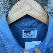 Load image into Gallery viewer, 70's Montgomery Ward Chambray Short Sleeve Button Down Shirt