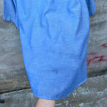 Load image into Gallery viewer, 70's Montgomery Ward Chambray Short Sleeve Button Down Shirt