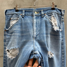 Load image into Gallery viewer, 80’s Vintage Lee Riders Ripped Denim Jeans
